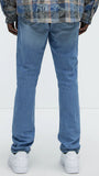Press Distressed Jeans - V Blue