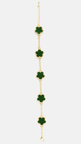 Clover Bracelet - Green