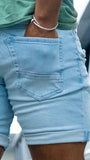 Light Wash Denim Shorts