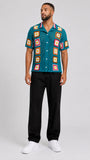 Bloom Crochet Shirt - Green