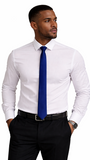Harvey Thin Tie - Blue