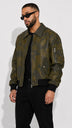 Camo Bomber Utility Jacket