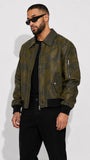 Camo Bomber Utility Jacket