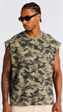 Soldier Boxy Muscle Tee - Camo