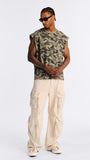 Soldier Boxy Muscle Tee - Camo