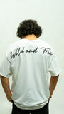 Wild And Free Oversized Tee - White