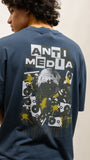 Anti Media Oversized Tee - Black