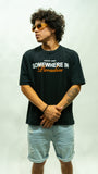 Somewhere Oversized Tee - Black