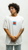 Summer Panel Back Tee - White