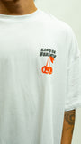 Life Is Juicy Oversized Tee - White