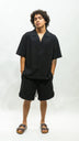 Resort Ribbon Short Set - Black