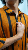 Sunset Quarter Zip Set - Rust
