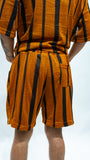 Sunset Quarter Zip Set - Rust
