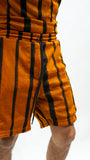 Sunset Quarter Zip Set - Rust
