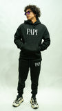 Papi Fleece Set - Black