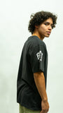 Dragon Flame Graphic Tee - Black