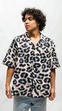 Leopard Print Shirt - Stone