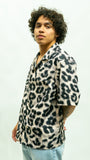 Leopard Print Shirt - Stone