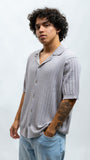 Micro Check Shirt - Grey