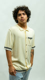Contrast Trim Shirt - Butter