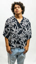 Tropical Line Shirt - Black