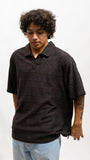 Shadow Knit Polo - Espresso