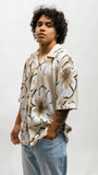 Floral Breeze Shirt - Beige