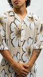 Floral Breeze Shirt - Beige