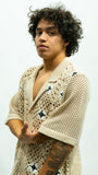 Open Weave Shirt - Beige