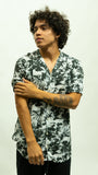 Tropical Leaf Shirt - Black