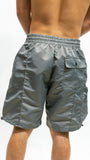 Reflective Cargo Shorts - Grey