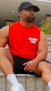 Believe Sleeveless Tee - Red