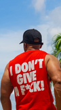 Believe Sleeveless Tee - Red