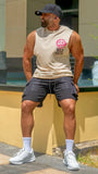 Wild Sleeveless Tee - Khaki