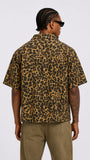 Cheetah Cuban Shirt - Tan