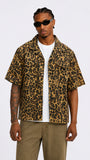 Cheetah Cuban Shirt - Tan
