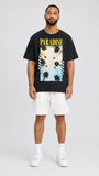 Paradise City Oversized Tee - Black