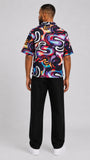 Retro Wavy Shirt - Multi