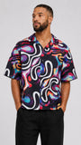 Retro Wavy Shirt - Multi
