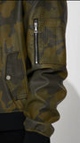Camo Bomber Utility Jacket