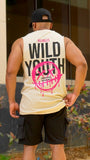 Wild Sleeveless Tee - Khaki