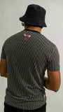 Stripe Bulls Tee - Black