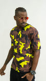 Wild Camo Tee - Neon