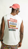 Vacancy Sleeveless Tee - Cream