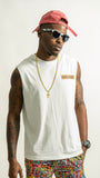 Vacancy Sleeveless Tee - Cream