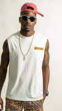 Vacancy Sleeveless Tee - Cream