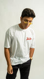 Oversized Tom & Jerry Tee - White