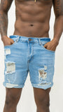 SHORTS VAQUEROS ZNV AZUL