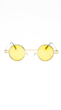 Jorge Circle Sunglasses - Yellow